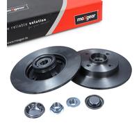MAXGEAR Disques De Frein Arrière G+D Pour CITROEN C4 COUPE RENAULT 307 BREAK