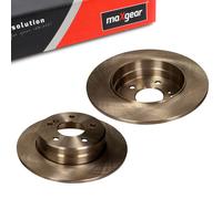 Maxgear Disques de Frein Arrière, L+R pour Mercedes Benz C E - CLK SLK Chrysler