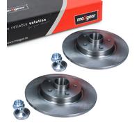 Maxgear Disques de Frein Arrière, L+R pour Renault Kangoo Mercedes Citan Avec