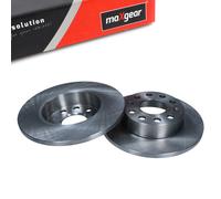 Maxgear Disques de Frein Arrière, L+R pour VW Golf Touran Audi A3 Skoda Octavia