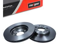 2 x MAXGEAR 19-0818 Disque de frein pour BEDFORD,CHEVROLET,DAEWOO,FSO,OPEL,VAUXH