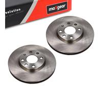 2x Disque de frein Essieu avant ventilé 19-0772 MAXGEAR pour OPEL CHEVROLET