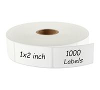 MaxGear Lot de 1 000 étiquettes amovibles pour congélateur - 2,5 x 5,1 cm - Imperméables et résistantes à l'huile - Pour conteneurs alimentaires, garde-manger, bocaux - Sans résidus - Facile à