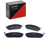 MAXGEAR Plaquettes de freins Avant avec indicateur d'usure Épaisseur 19mm 19-1504 Compatible avec NISSAN Patrol GR V SUV Y61 Patrol GR V Camion à Plateau/Châssis Y61 Patrol GR V Pick-up Y61