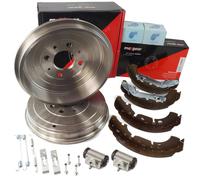 Maxgear Tambour de Frein + Jeu Mâchoires + 2x Cylindres Roue pour Opel Corsa D E