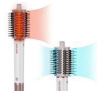 MAXGROOM Brosse Soufflante Brushing, 4-En-1 Brosse Ronde Soufflante Brushing Lonique Haute Vitesse, 110,000 Rpm,Brosse Ronde SéChage Rapide, éBouriffage, Lissage,Seche Cheveux
