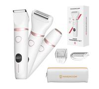 MAXGROOM Rasoir Électrique Femme 3-en-1, Tondeuse Étanche IPX6 pour Corps