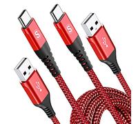 MAXGROUP Câble USB C [3M,Lot de 2] Charge Rapide 3A Fil Chargeur Type C Tressé Câble USB C pour i Phone 17 16 15 Pro Max,Samsung Galaxy S25/S24/S23 to S8,Sony,Note20,M31,Huawei,Xiaomi,Pixel,LG