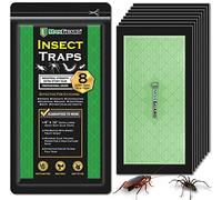 MaxGuard Piège à Insectes Extra Large (8 pièges) | Planche de Colle pré-appâtée Non Toxique, piège et Tue la Plupart des Insectes rampants, Insectes, araignées, grillons, Scorpions, cafards,