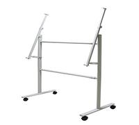 MAXHID Grand Support De Tableau Blanc Roulant, Support De Support De Tableau Effaçable À Sec Mobile À Angle Réglable, Convient À La Taille Maximale du Tableau Blanc 120x240cm