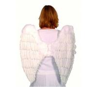 Maxi Ailes D'ange Plumes Blanches - Blanc - Taille Unique Blanches G