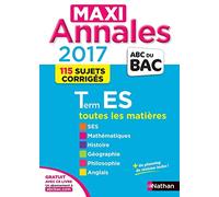 MAXI Annales ABC du BAC 2017 Term ES
