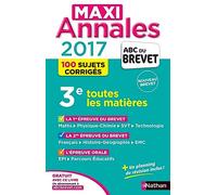 MAXI Annales ABC du BREVET 2017