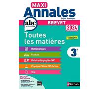 Maxi Annales Brevet 2024 - Corrigé