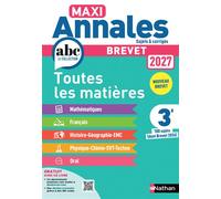 Maxi Annales Brevet 2027 - Corrigé - Carole Feugère - Nathan - broché - Scolaire / Universitaire