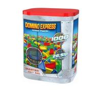Maxi Baril XXL pour Domino Express 1000 Pieces - Piste 26.5m - Pack Recharge Parcours Dominos Cascades - Circuit Set Jeu Construction + Carte Tigre