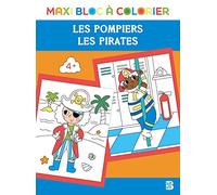 Maxi bloc à colorier - Pirates + Pompiers