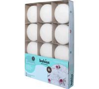 Maxi bougies flottantes, blanc, BOLSIUS, 29/77 mm, durée de combustion env. 8h, boîte de 12 pièces