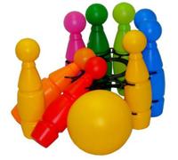 MAXI bowling enfants dans un panier 9 quilles + 1 boule