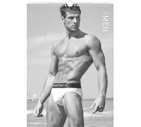 Maxi Calendrier 2026 Sexy Homme Homme Torse Nu (men) (TN) + offert un agenda de poche