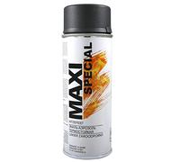 MAXI COLOR - Peinture aérosol résistante à la chaleur pour four, cuisinière, 400 ml, résistante aux hautes températures jusqu'à 800 °C, noir mat