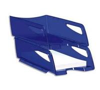 Maxi corbeille à courrier 220H HAPPY de coloris Bleu électrique G