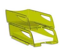 Maxi corbeille à courrier 220H HAPPY de coloris Vert bambou G