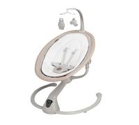 Maxi-Cosi Cassia balancelle bébé électrique, 0-6 mois, 9 kg max, transat bébé, 12 mélodies, rotation 360°, détection mouvement, 5 vitesses de balancement, Classic Beige