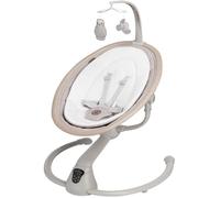 MAXI-COSI Cassia Transat Balancelle Electrique Musicale, élégant, intelligent, De la naissance à 6 mois, Classic beige Eco