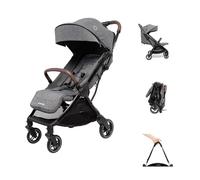 Maxi-Cosi Eva3 Poussette, 0-4 ans, 0-22 kg, Poussette Bebe, Légère, Compacte, Position Allongée, 3 Positions d'Inclinaison, Pliage Automatique, Sangle de transport, Select Grey