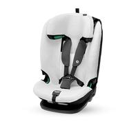 Maxi-Cosi housse d'été en coton biologique pour Titan Plus i-Size, Housse pour siège auto enfant, Matière respirante qui absorbe l'humidité, Lavable en machine, Coton durable, Blanc naturel