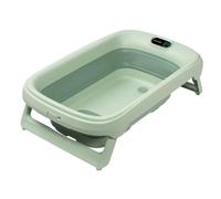 MAXI COSI Indigo Baignoire Pliable Bébé & Enfant, 0 - 4 Ans, Thermomètre HighSense Intégré, Antidérapante, Pliage à Plat, Sage Green