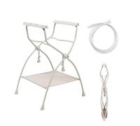 Maxi-Cosi Indigo Support Baignoire Bébé sur Pied, 0-15 Mois, Elegance Beige | Hauteur Confortable (1 m), Facile à Installer, Pliable de Façon Compacte, Tuyau de Vidange Inclus