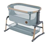 Maxi-Cosi Iora Air Berceau Cododo, Maille Respirante, 0-6 Mois (9 kg), Lit Cododo Bebe, Mode Balancelle, 5 Hauteurs, Système Coulissant, Facile à Transporter, 2 Roues, Beyond Grey