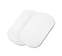 Maxi-Cosi Iora Draps de Lit de Bébé, Literie pour Lit de Bébé, Draps-Housses de Lit de Chevet pour Maxi-Cosi Iora (Air) et Tori, Lot de 2 Draps de Lit de Chevet, Blanc