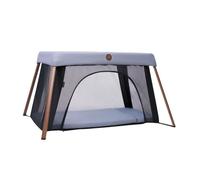 Maxi-Cosi Iris2, Lit Parapluie Bébé avec Matelas 2 en 1, 0-3 ans, 0-15 kg, Lit de Voyage Bébé, 2 Niveaux de Couchage, Fenêtre D'accès Latérale, Pliable & Léger, Matelas Extensible, Essential Grey