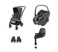 Pack duo poussette Leona 2 + siège-auto Cabriofix i-Size