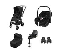 Maxi-Cosi Leona² + Sense + Pebble 360 Pro² + FamilyFix 360 Pro + Adaptateur de Sièges auto bébés - Twillic Black