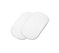 MAXI-COSI Lot de 2 Draps housse de protection conçu pour le berceau cododo Iora Maxi-Cosi, 100% coton, blanc