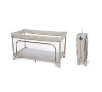 Maxi-Cosi Merlin, Lit Parapluie Bébé & Aire de Jeux 2-en-1, 0-4 A (18 kg), Lit Parapluie Bébé et Enfant, Pliable en 1 Sec, Matelas CloudCore 120 x 60 cm, Fenêtre Latérale, 4 Roues, Elegance Beige