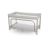 Maxi-Cosi Merlin, Lit Parapluie Bébé & Aire de Jeux 2-en-1, 0-4 A (18 kg), Lit Parapluie Bébé et Enfant, Pliable en 1 Sec, Matelas CloudCore 120 x 60 cm, Fenêtre Latérale, 4 Roues, Elegance Beige