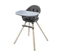 Maxi-Cosi Moa 4-en-1, Chaise Haute Bébé Evolutive, de 6 Mois à 7 Ans, 0 à 25 kg, Chaise Haute Réglable pour Bébé, se Transforme en Siège Rehausseur, Tabouret Bas et Bureau avec Siège, Beyond Graphite