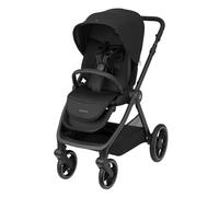 Maxi-Cosi Oxford Plus Poussette bébé 2-en-1 avec nacelle, de la naissance à 4 ans (0-22 kg), pliage compact, suspension souple, grand panier de rangement 10kg, Twillic Black