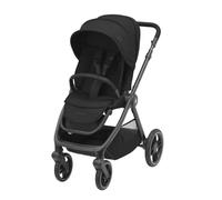 Maxi-Cosi Oxford, Poussette, 0-4 ans, 0-22 kg, Pliage compact, Suspension douce, Assise spacieuse, 3 positions d'inclinaison, Panier de rangement de 10 kg, Essential Black