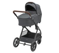 MAXI-COSI poussette Duo Oxford Plus, avec nacelle bébé Sense, de la naissance à 4 ans (22kg), Graphite