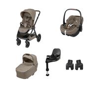 MAXI-COSI Pack poussette naissance Oxford+, Cosi Pebble 360 Pro 2, Embase Familyfix 360 Pro, Twillic Truffle
