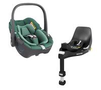 Maxi-Cosi Pebble 360 + FamilyFix 360 - Essential Green