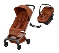 MAXI COSI - Poussette Duo Fame Cabin + Siège auto Coral Slide Pro Copper Terra