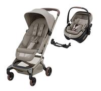 MAXI COSI - Poussette Duo Fame Cabin + Siège auto Coral Slide Pro Sapphire Sand