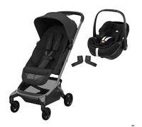 MAXI COSI - Poussette Duo Fame Cabin + Siège auto Pebble 360 Pro 2 Onyx Black